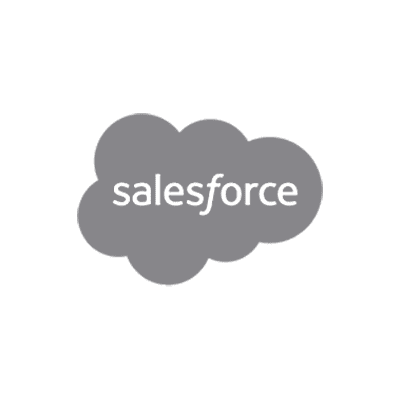 salesforce logo in gray