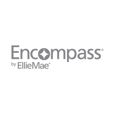 Emcompass by EllieMae logo in gray