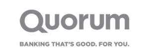 Quorum logo in gray