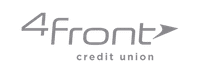 4 Front Credit Union logo in gray